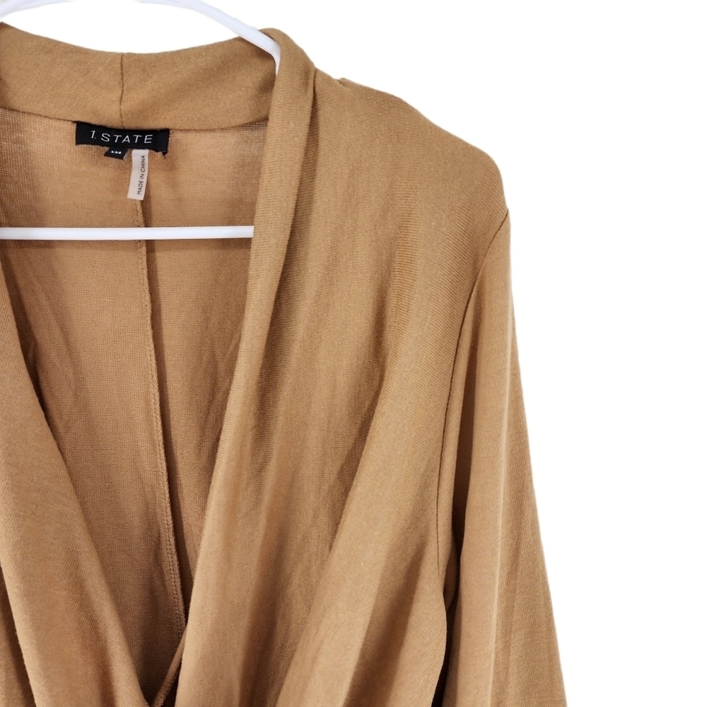 1. State Women's Drapey Wrap Cozy Knit Top - XXL - Picture 3 of 7